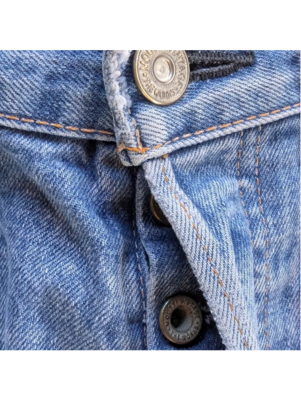 MOUSSY Vintage Keller Tapered Jeans Light Wash Denim Sz 28 - Picture 13 of 13